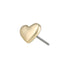 The Kiss Fine Art Gold Heart Earrings - Vintage MC