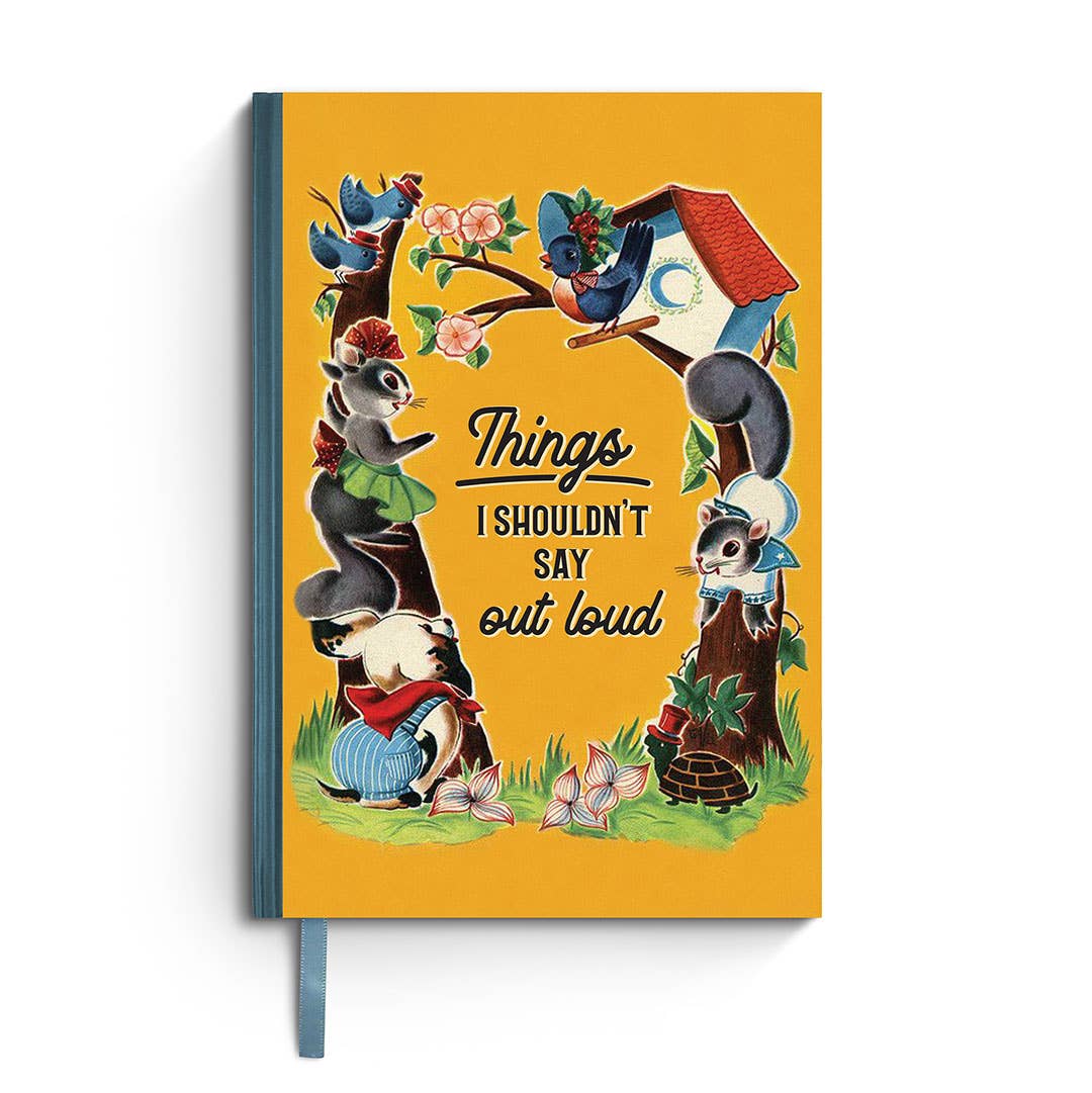 Things I Shouldn't Say Out Loud - Funny Vintage Notebook - Vintage MC