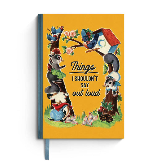 Things I Shouldn't Say Out Loud - Funny Vintage Notebook - Vintage MC
