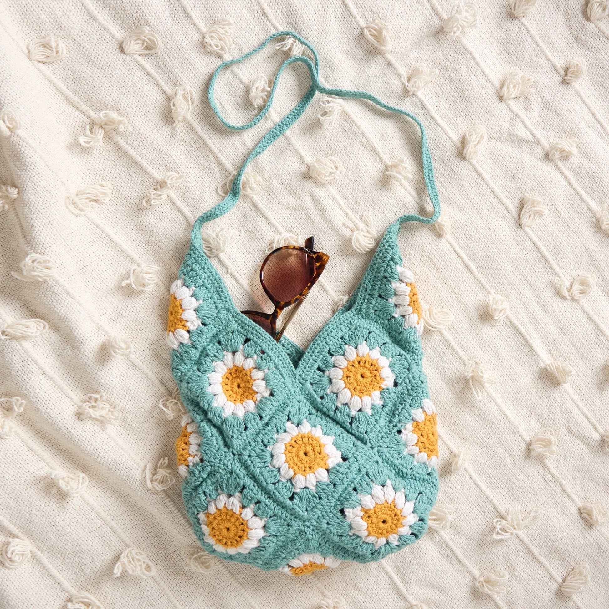 Tote Sunflowers or Daisies - Vintage MC