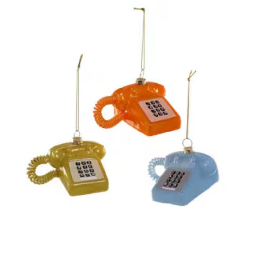 Touch Tone Phone Ornament - Vintage MC
