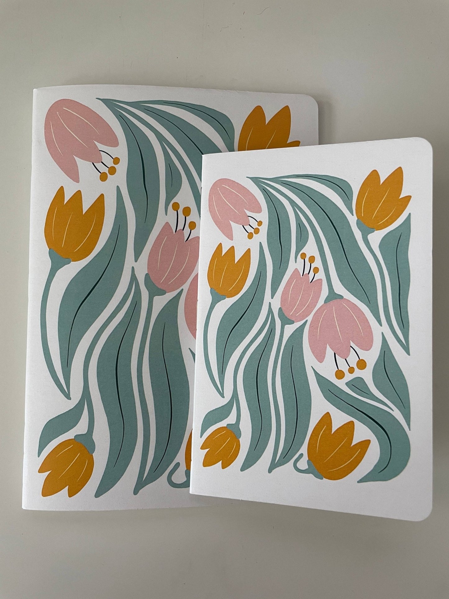 Tulip Floral Notebook - Vintage MC