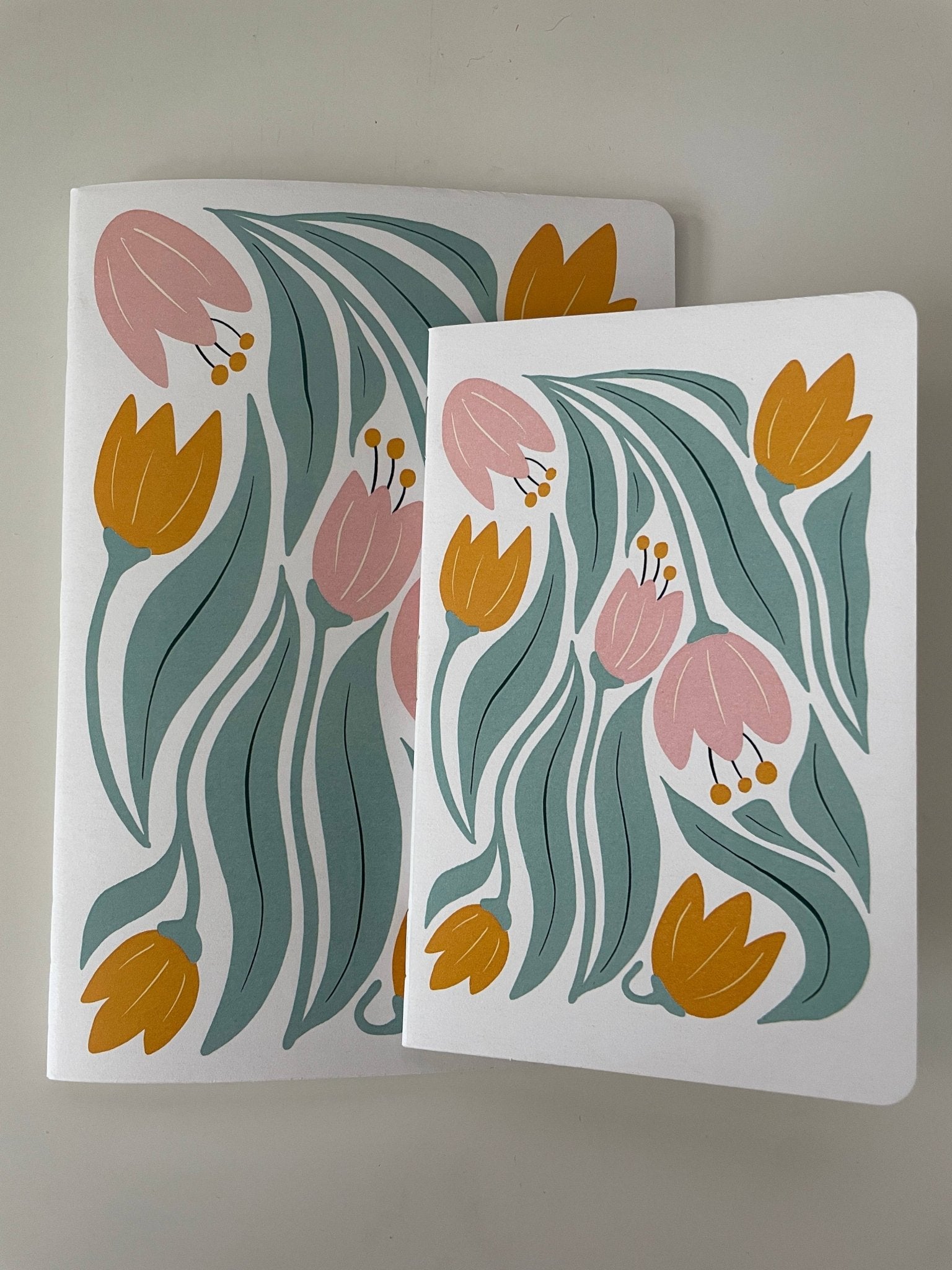Tulip Floral Notebook - Vintage MC