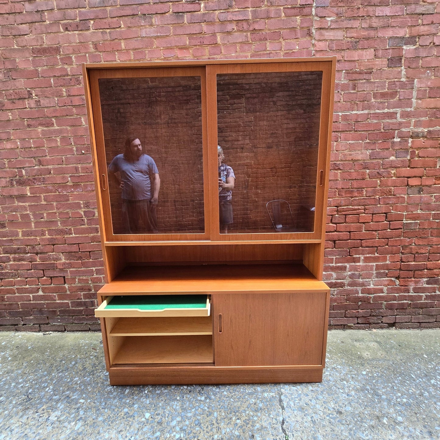 Two - piece Danish Hutch by Hundevad - Vintage MC