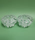 Viking Glass Candle Holders - Vintage MC