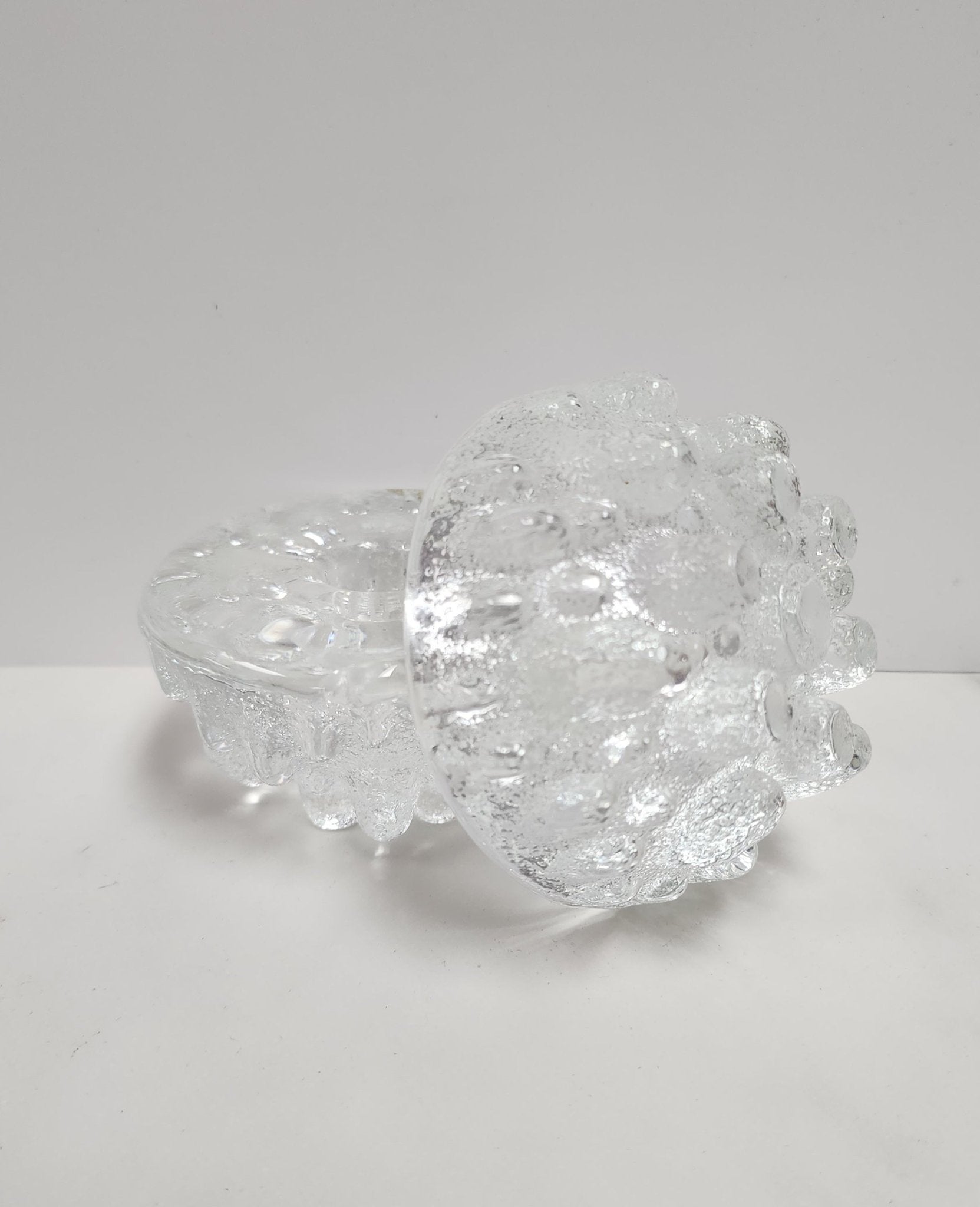Viking Glass Candle Holders - Vintage MC