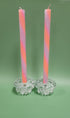 Viking Glass Candle Holders - Vintage MC