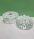 Viking Glass Candle Holders - Vintage MC