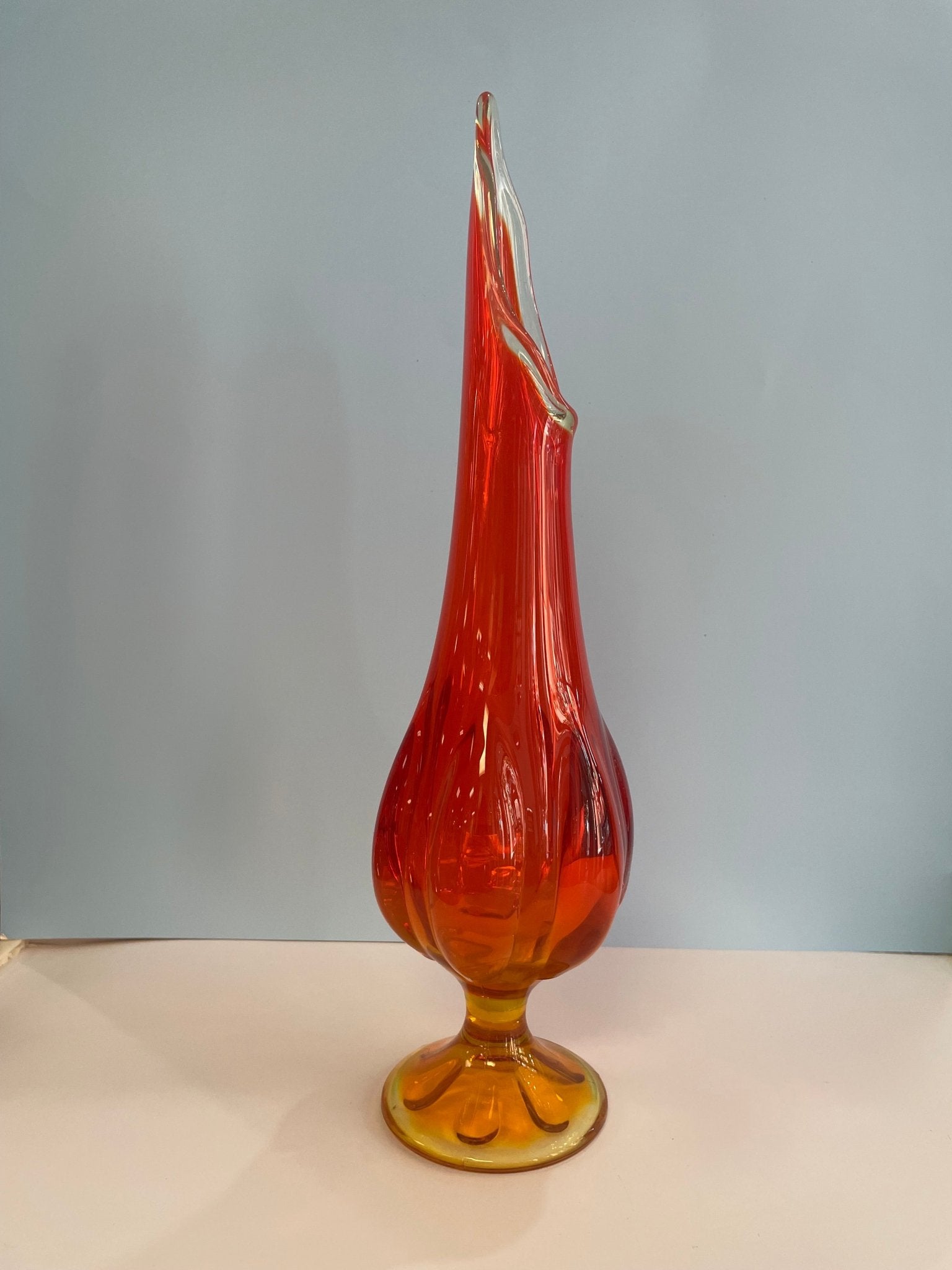 Viking Swung Glass Vase - Vintage MC