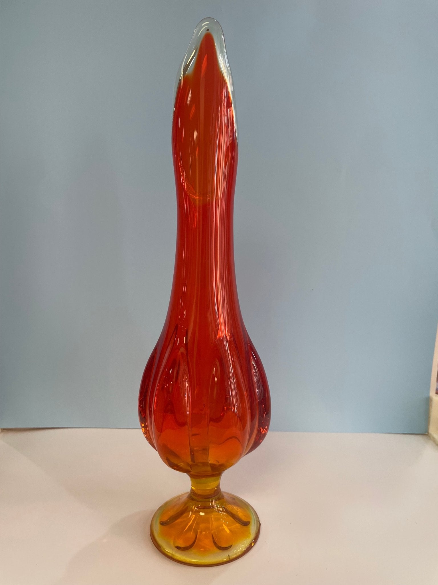 Viking Swung Glass Vase - Vintage MC