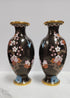 Vintage Chinese Cloisonne Metal Vases - Vintage MC