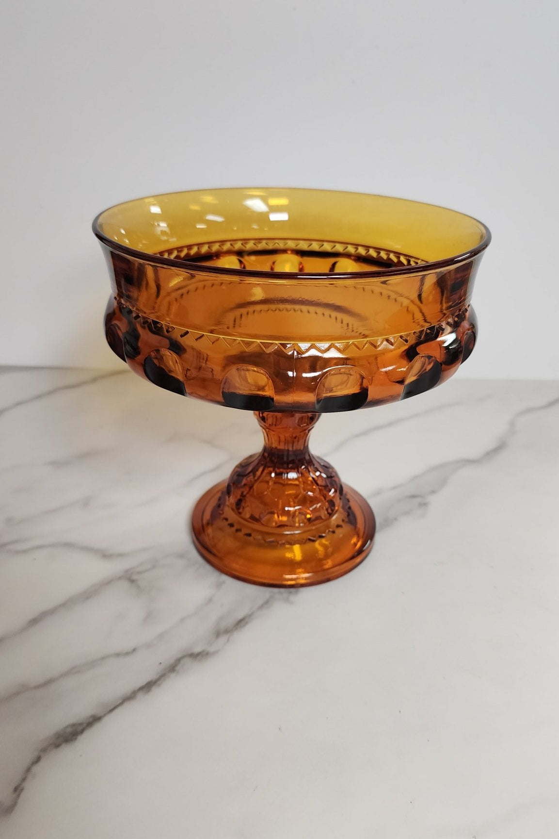 Vintage Indiana Glass Compote Bowl - Vintage MC