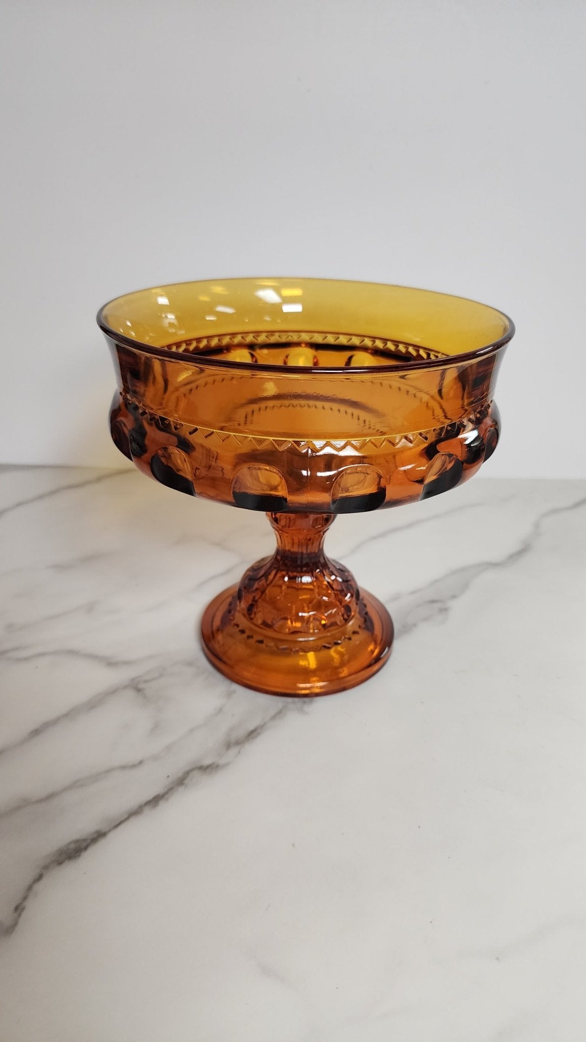 Vintage Indiana Glass Compote Bowl - Vintage MC