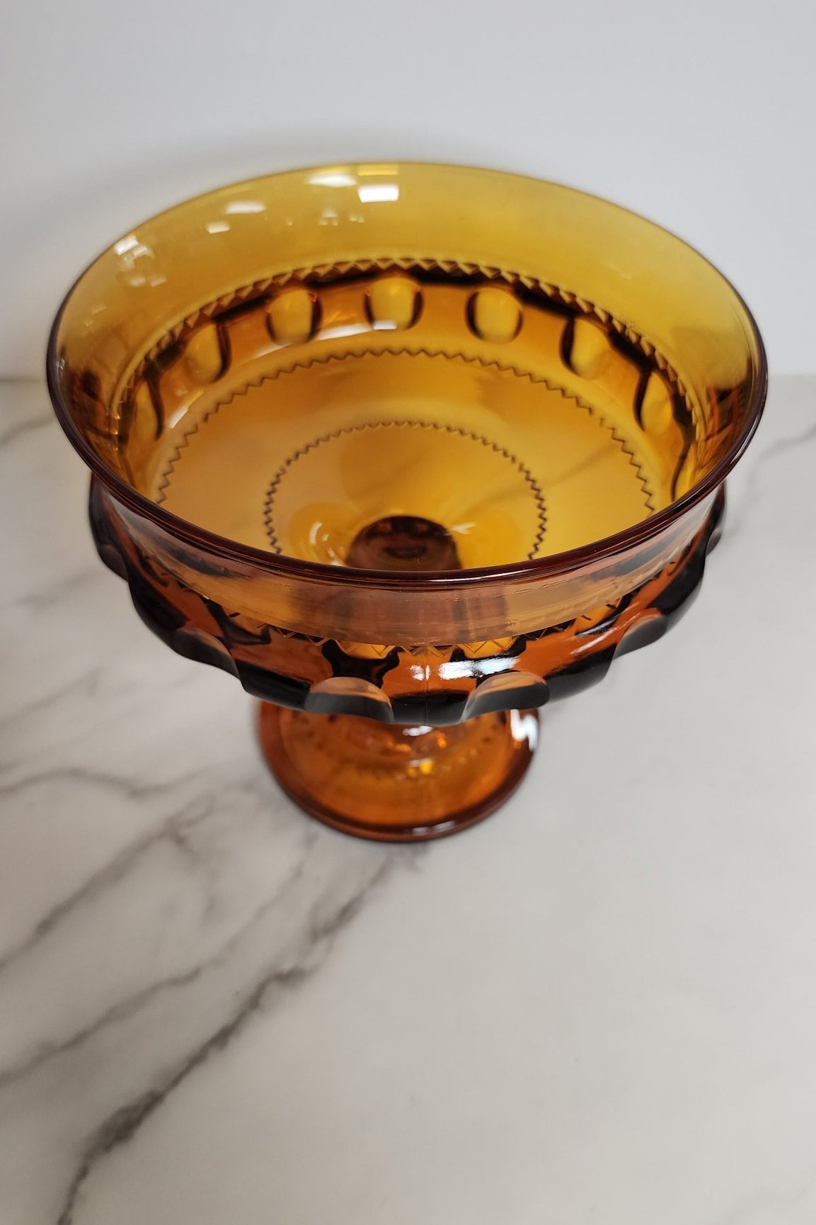 Vintage Indiana Glass Compote Bowl - Vintage MC
