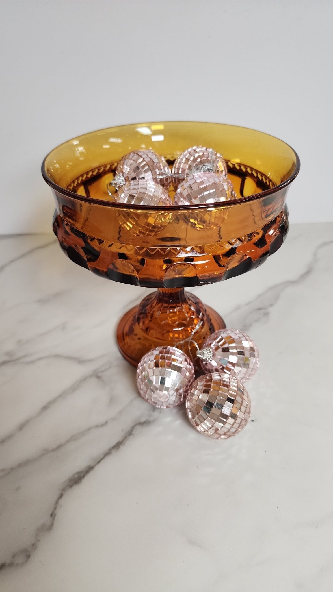 Vintage Indiana Glass Compote Bowl - Vintage MC