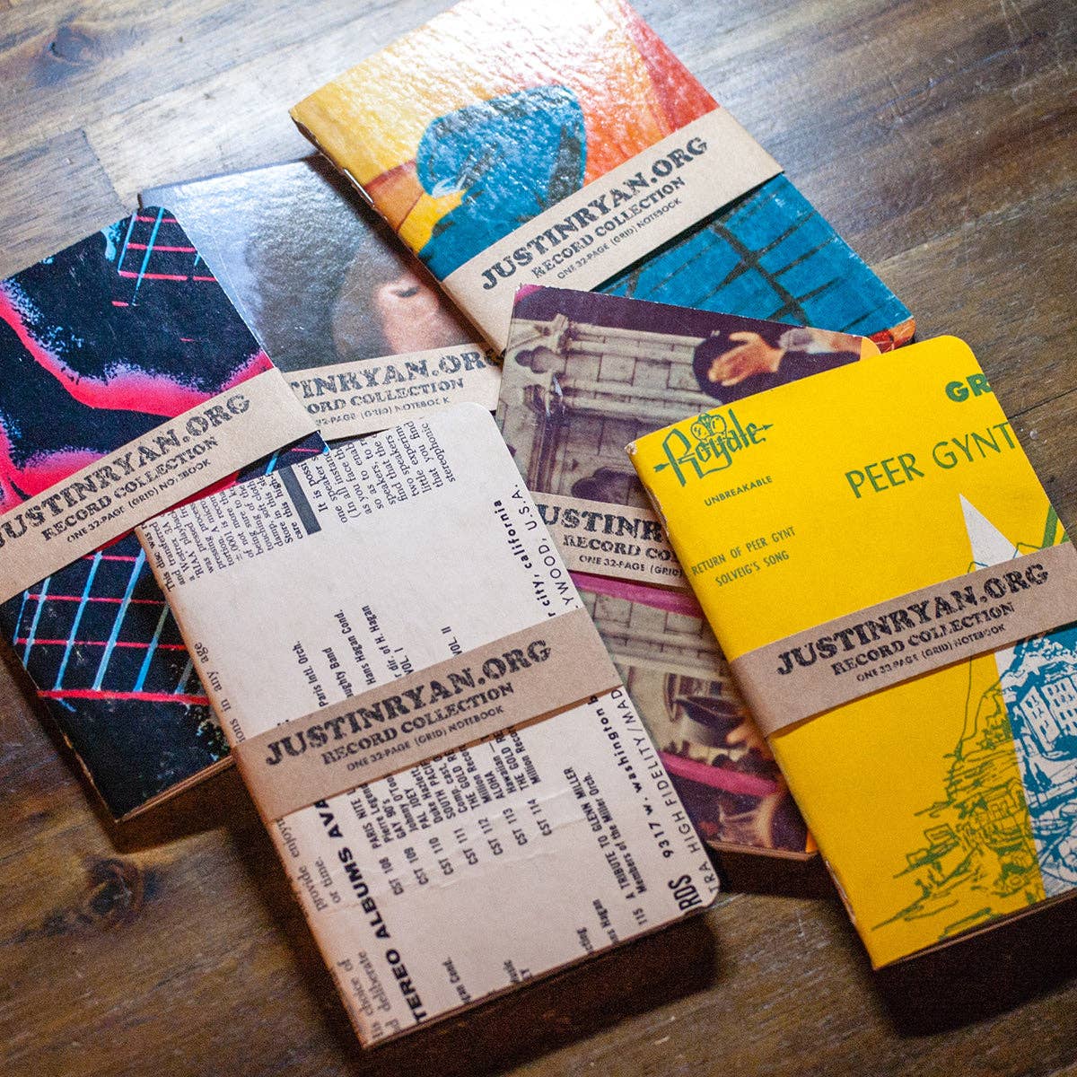 Vintage Vinyl Pocket Notebook - Vintage MC