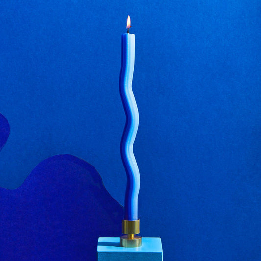 Wiggle Candle Sticks by Lex Pott - Blue (2 pack) - Vintage MC