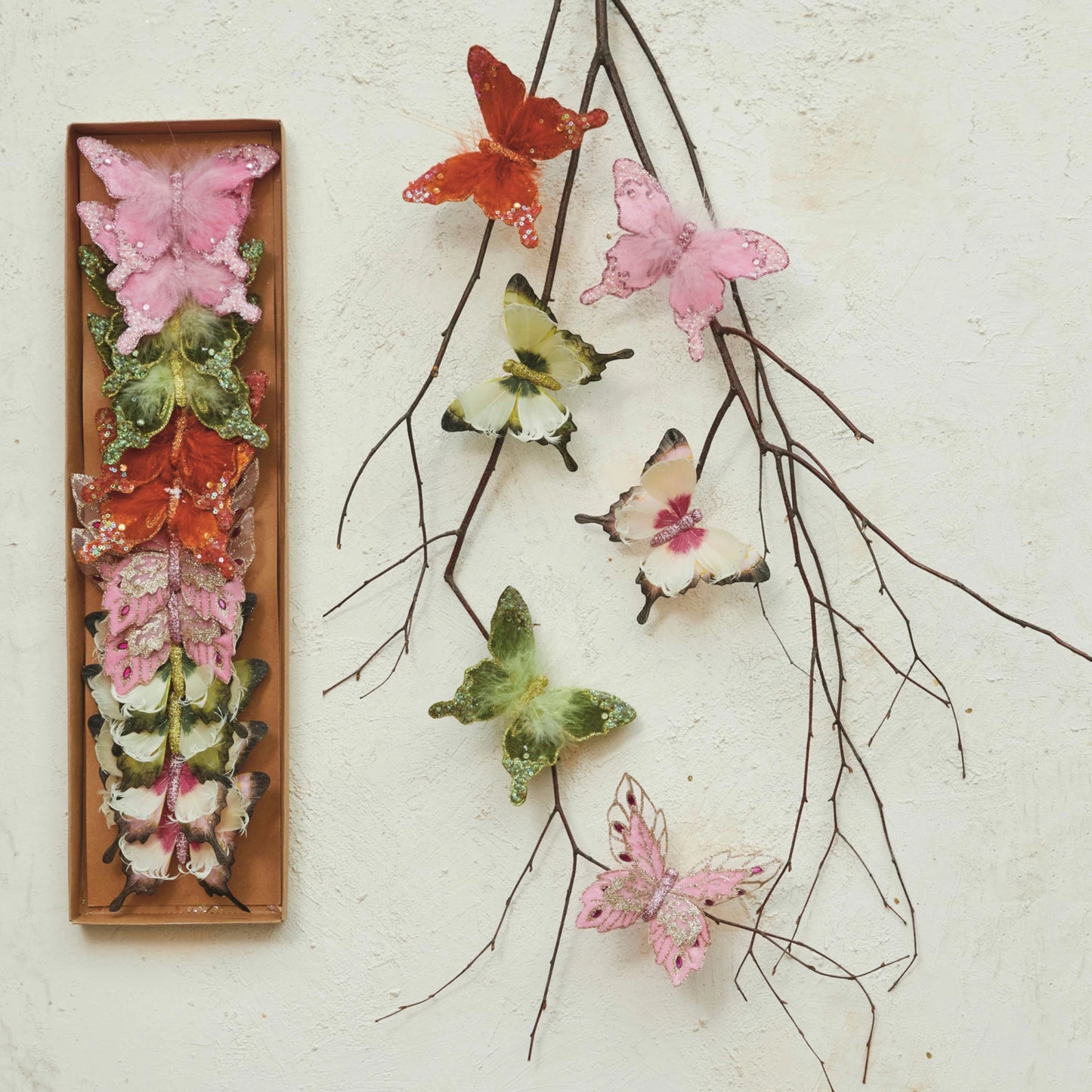 Butterfly Clip on Ornament