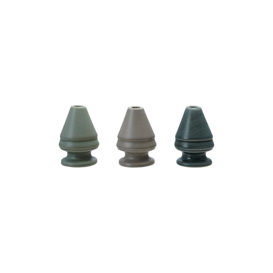 Tree Shaped Taper Holder, 3 Colors (Holds 1/2" Taper) (Each Will Vary)