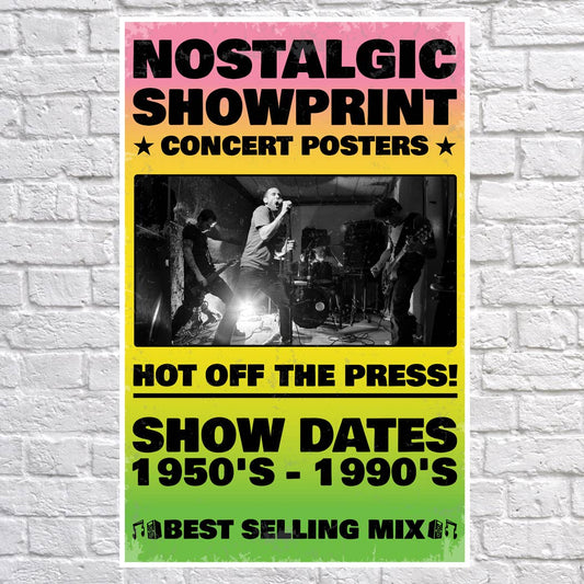 14 x 22 Showprint Music Concert Poster - Vintage MC