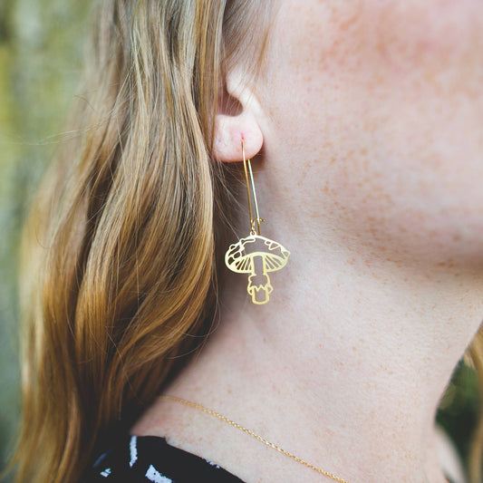 Mushroom Earrings