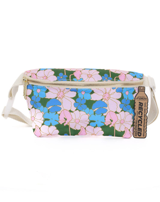 83859: Fanny Pack |Ultra-Slim| Recycled RPET | Floral Pink B