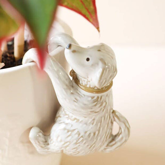 Ceramic Dog Planter Hanger - Vintage MC