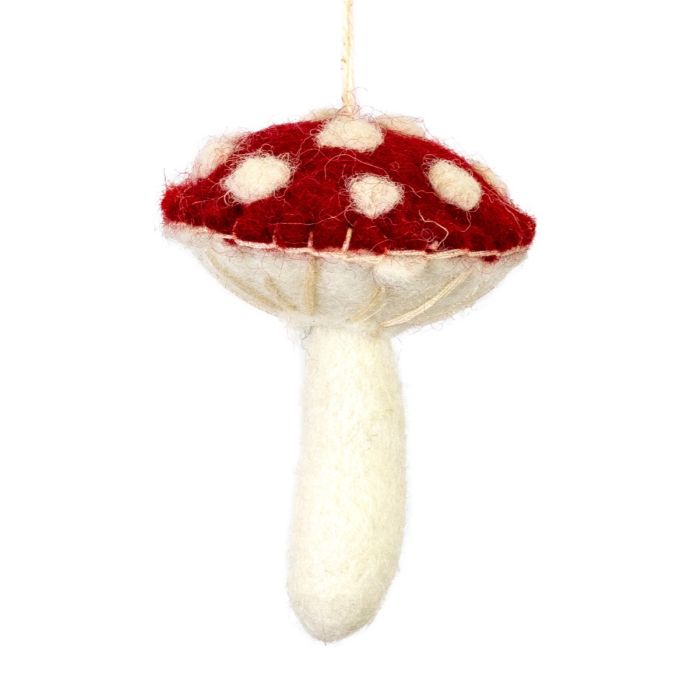 Felted Ornament - Vintage MC