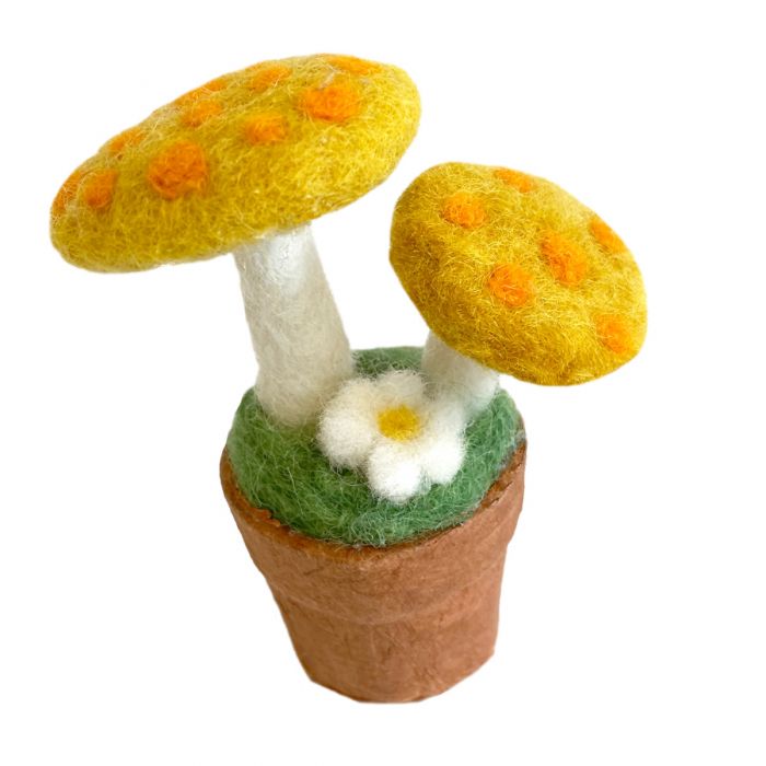 Felted Ornament - Vintage MC