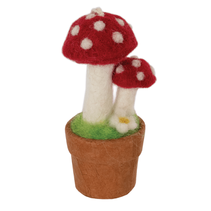 Felted Ornament - Vintage MC