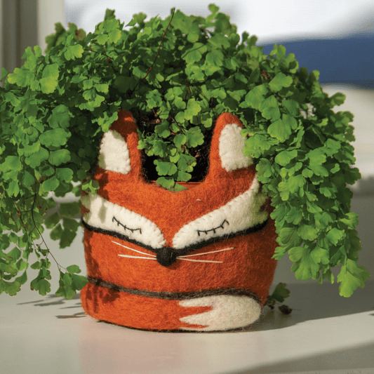 Felted Planter - Vintage MC