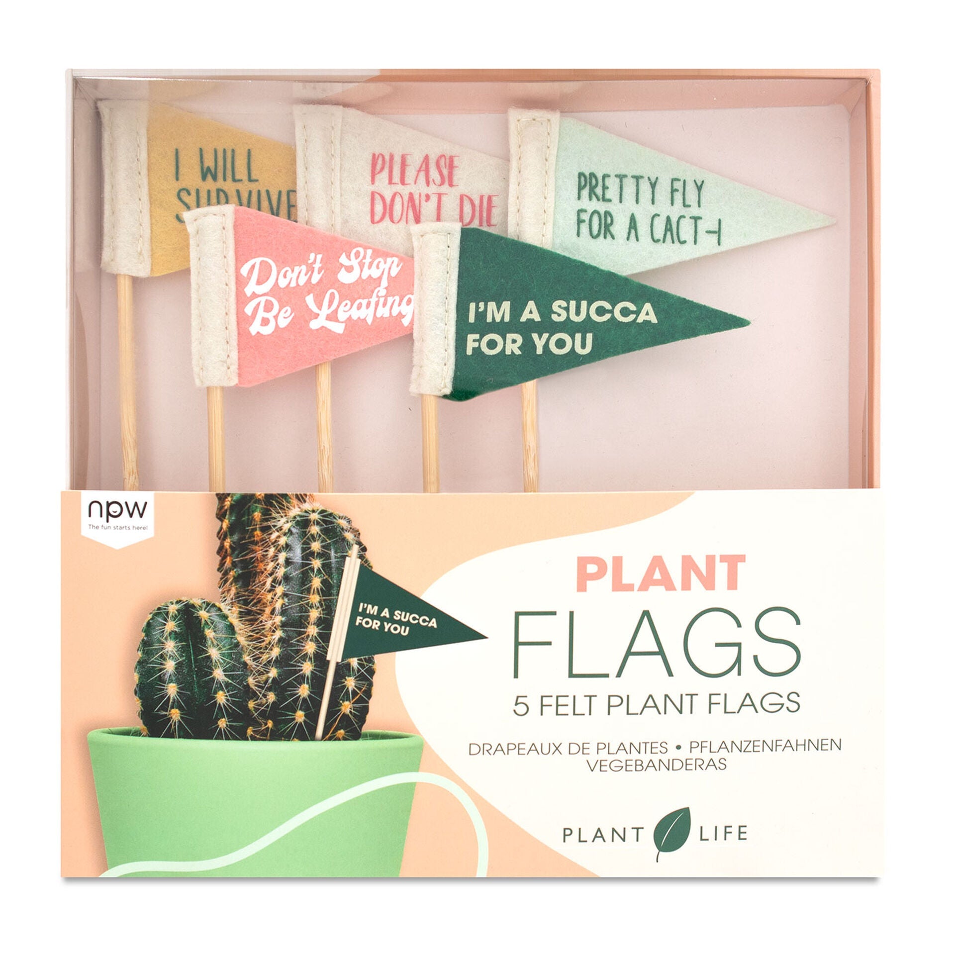 Plant Flags Felt - Vintage MC