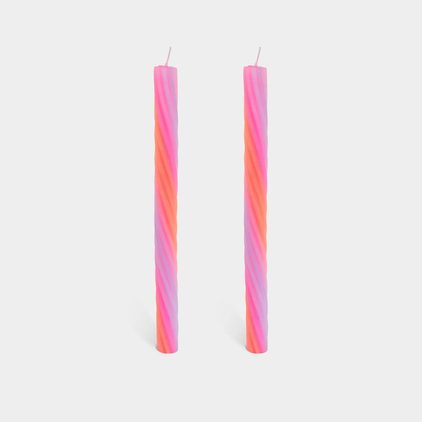 Rope Candle Sticks by Lex Pott - Orange (2 pack) - Vintage MC