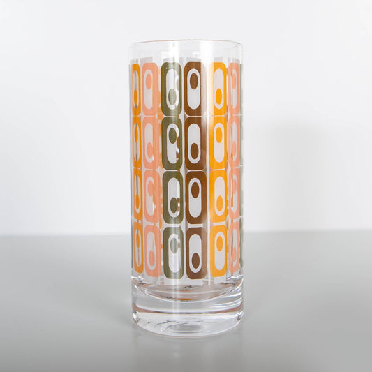 Tiki Mid Century Modern Inspired Highball Cocktail Glass - Vintage MC